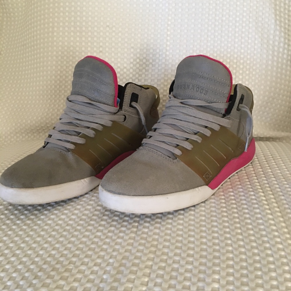 Supra skytop 3 grey/pink